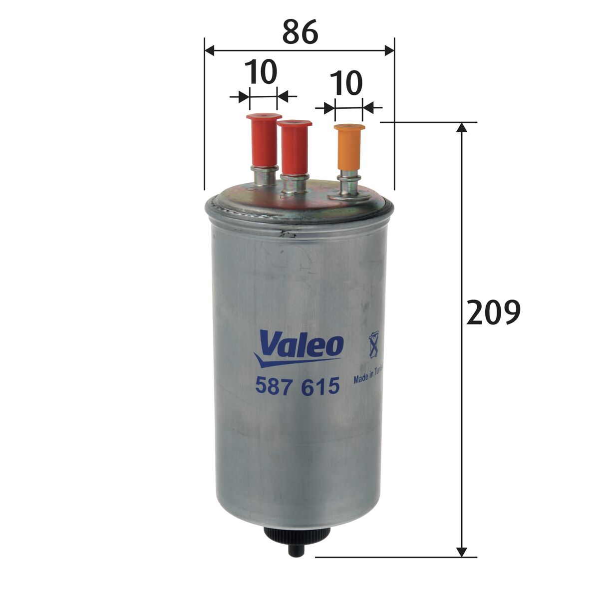 Топливный фильтр - 587615 VALEO